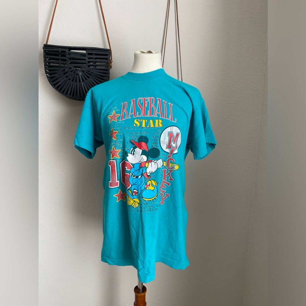 Vintage Disney Mickey Mouse & Co Baseball Short Sleeve T-Shirt